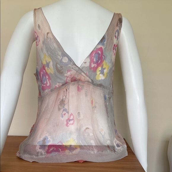 Alberta Ferretti Multicolor Floral silk Camisole - Picture 7 of 11